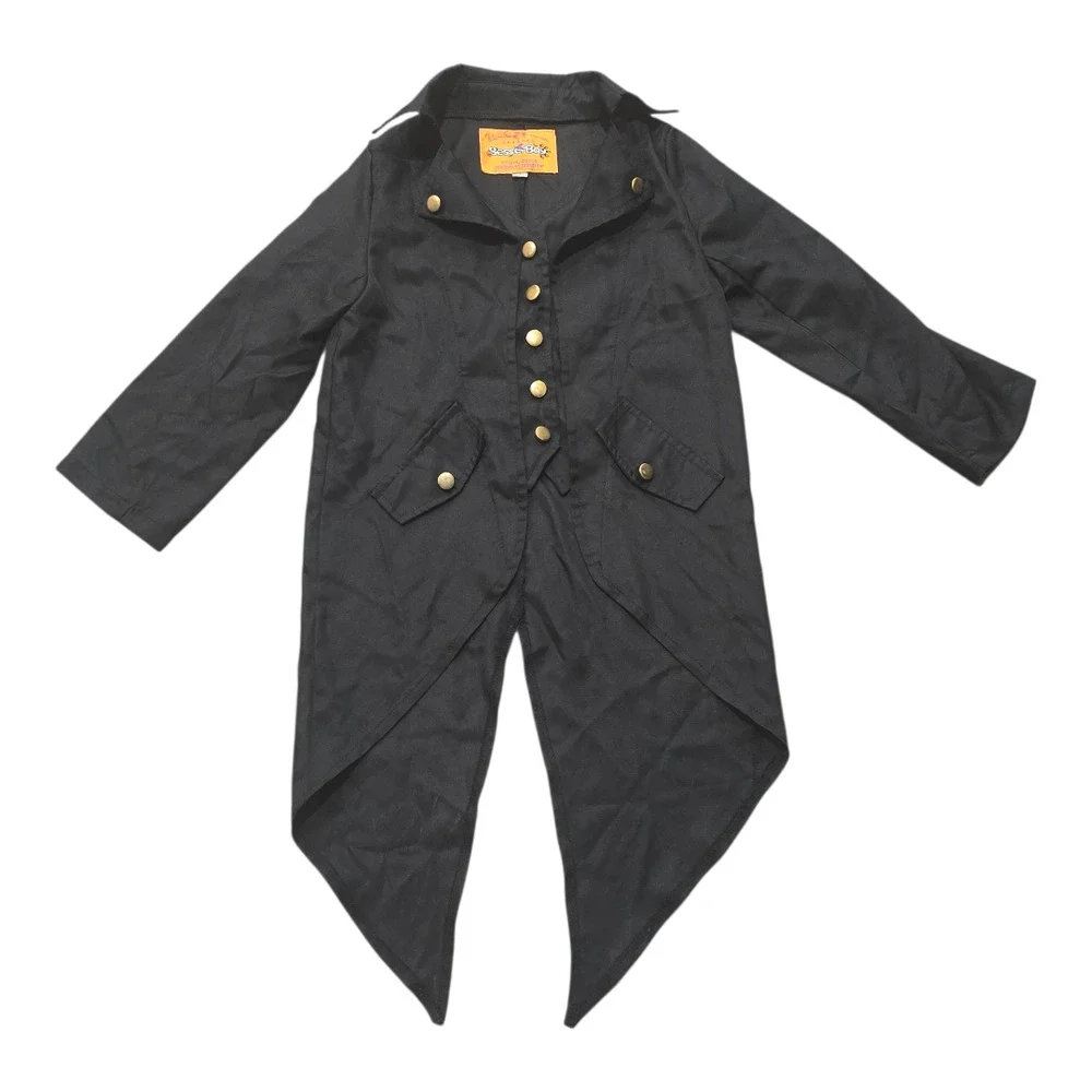 BesserBay Steampunk Vintage Medieval Tailcoat Victorian Button Jacket Halloween